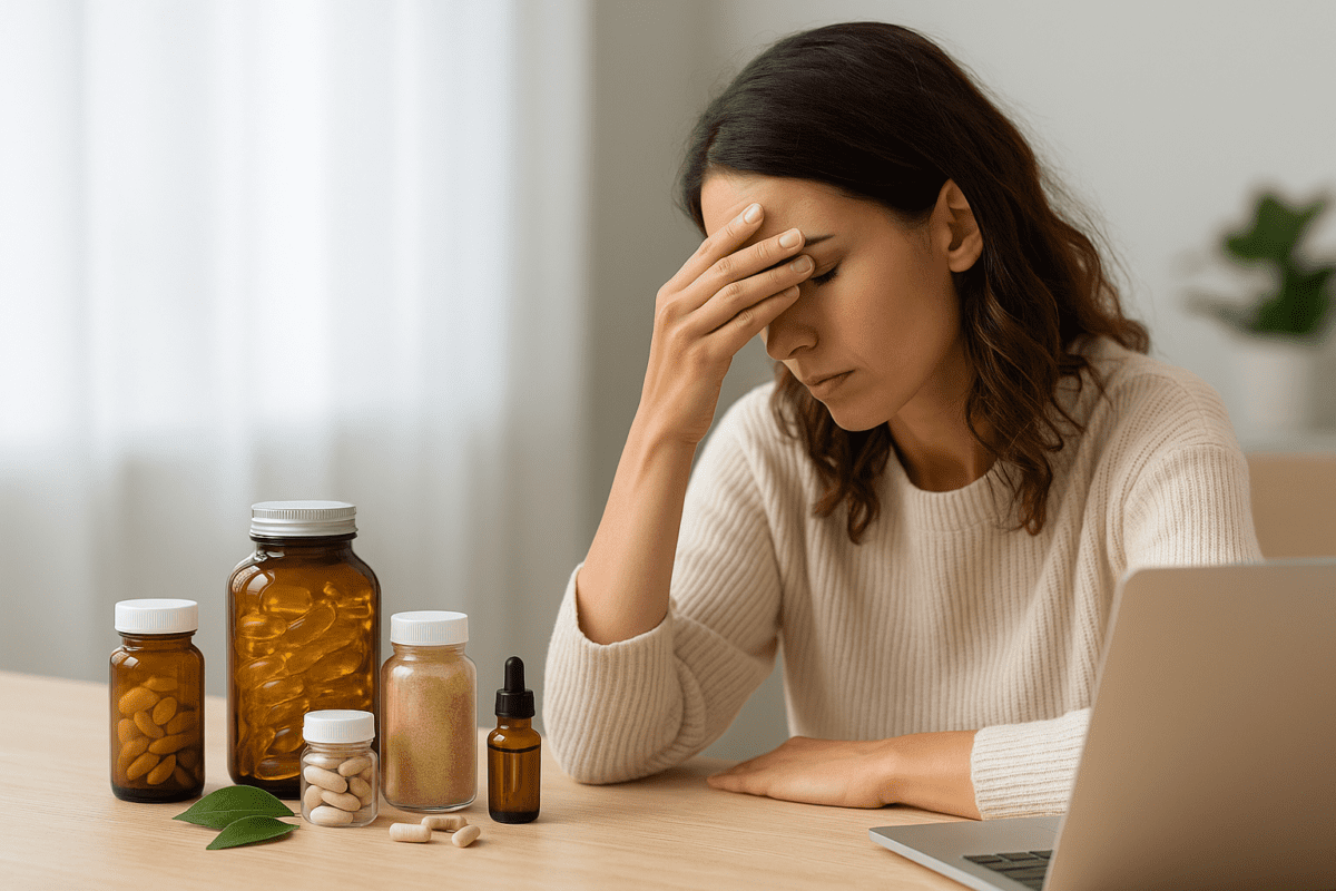 Mujer disfrutando de bienestar emocional y salud natural al aire libre